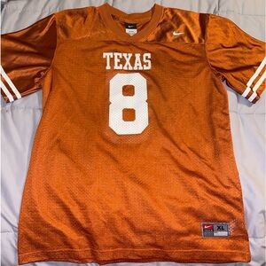 TEXAS LONGHORNS Nike #8 FOOTBALL JERSEY Youth XL/20
